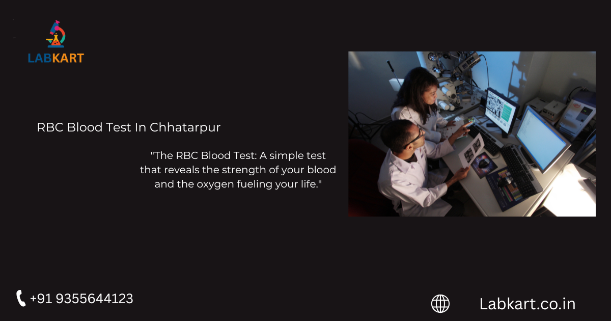 Featured image of blog: RBC Blood Test In Chhatarpur