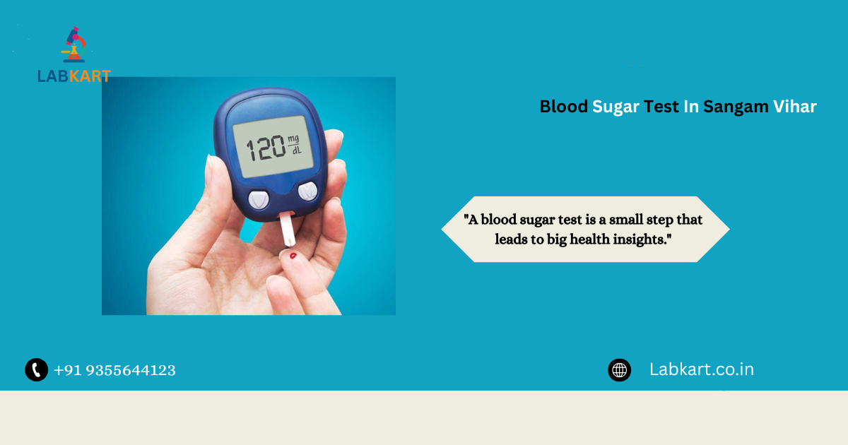 Featured image of blog: Blood Sugar Test In Sangam Vihar