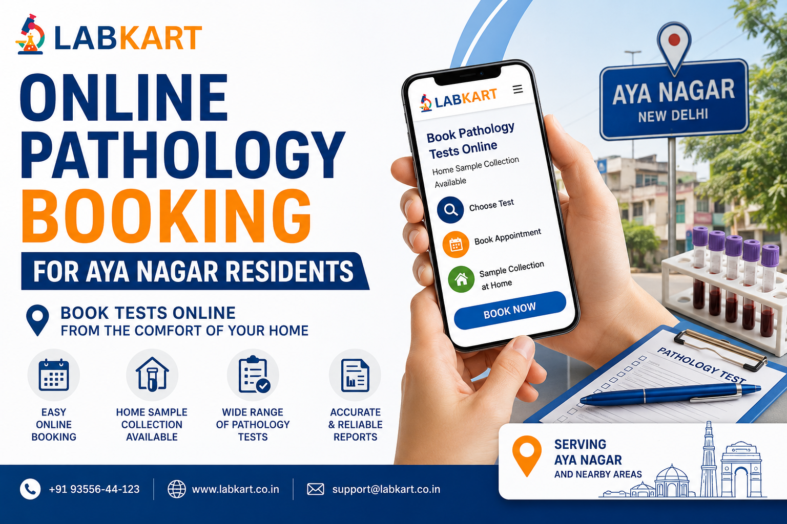 Featured image of blog: Online Pathology Booking for Aya Nagar Residents: Step-by-Step Guide