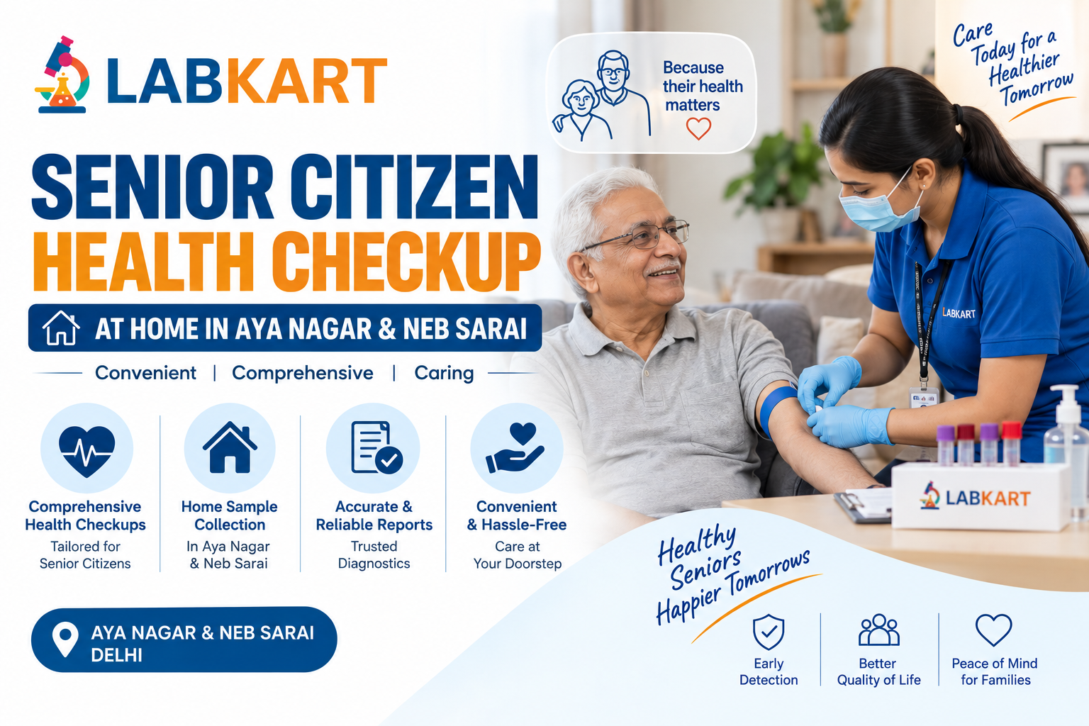 Featured image of blog: Senior Citizen Health Checkup at Home | Aya Nagar